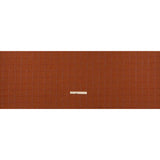 Wool Blend Boucle Tweed - Burnt Orange and Taupe Raised Windowpane Checks - Deadstock