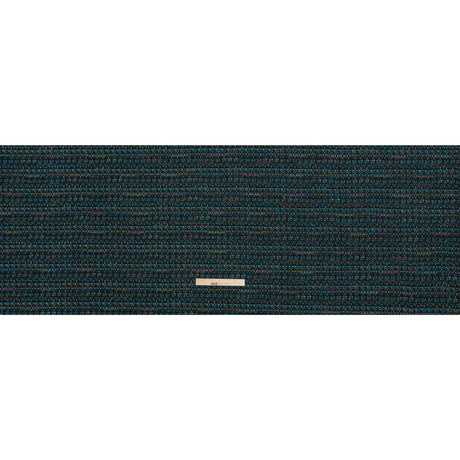 Polyester Tweed with Metallic Gold Strands - Turquoise, Black and Pink Striations - Deadstock
