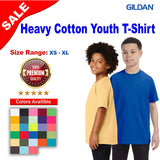 Gildan® Heavy Cotton Crew Neck Short Sleeve Youth T-Shirt