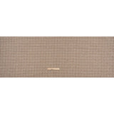 Polyester Tweedy Woven - Dusty Mauve and Taupe Ribbed Windowpane Check - Deadstock