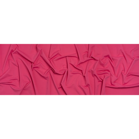 Stretch Nylon Swimwear Tricot - Hot Pink - Designer Deadstock