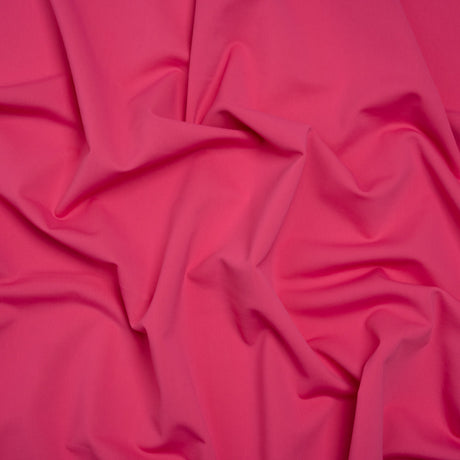 Stretch Nylon Swimwear Tricot - Hot Pink - Designer Deadstock
