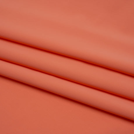 Stretch Nylon Swimwear Tricot - Coral Orange - Designer Deadstock