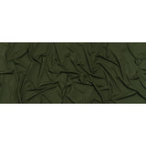 Stretch Nylon Interlock Knit - Olive Green - Designer Deadstock