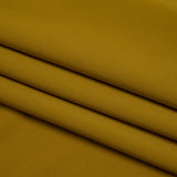 Stretch Nylon Interlock Knit - Golden Olive - Designer Deadstock