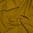 Stretch Nylon Interlock Knit - Golden Olive - Designer Deadstock