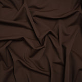 Stretch Nylon Swimwear Tricot - Chocolate Brown - Designer Deadstock