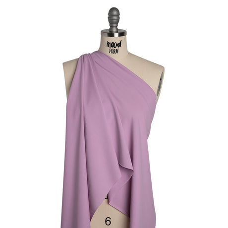 Stretch Nylon Swimwear Tricot - Lilac - Designer Deadstock