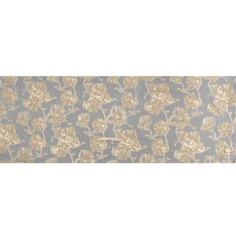 Metallic Brocade - Ivory, Beige, and Gold Flowers on Flowers