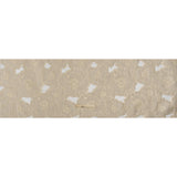 Metallic Burnout Brocade - Pale Beige and Gold All-Over Outlined Flowers
