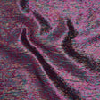 Metallic Brocade - Magenta, Turquoise and Rose Gold Mottled Abstract