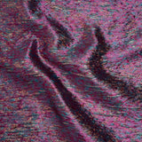 Metallic Brocade - Magenta, Turquoise and Rose Gold Mottled Abstract