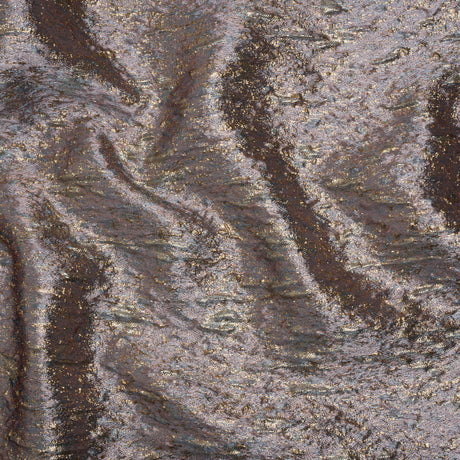 Metallic Brocade - Orchid Pink, Pale Blue and Gold Mottled Abstract