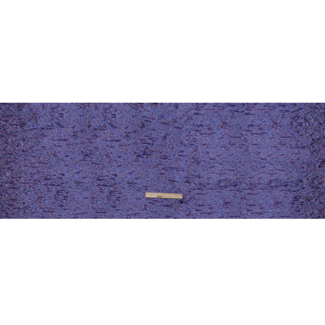 Metallic Brocade - Periwinkle, Royal Blue and Purple Mottled Abstract