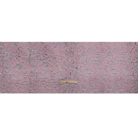 Metallic Brocade - Peach, Pale Pink and Sky Blue Mottled Abstract