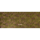 Metallic Brocade - Fuchsia, Olive Green and Gold Flower Garden