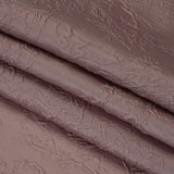 Polyester Brocade - Monochrome Mauve Floral Drawings