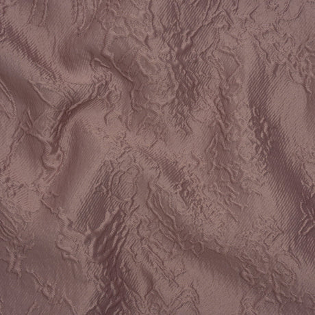 Polyester Brocade - Monochrome Mauve Floral Drawings