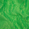 Polyester Brocade - Monochrome Lime Green Roses and Leaves