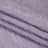 Polyester Brocade - Monochrome Lavender Roses and Leaves