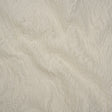 Polyester Brocade - Monochrome Ivory Roses and Leaves