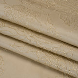 Metallic Brocade - Beige and Gold Illustrated Garden