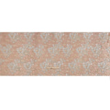 Metallic Brocade - Baby Pink, Pale Aqua and Gold Floating Blossoms