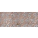 Metallic Brocade - Pale Pink, Baby Blue and Gold Floating Blossoms