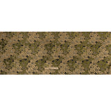 Metallic Brocade - Olive Green, Beige and Gold Floating Blossoms
