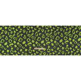 Lightweight Textured Burnout Brocade - Lime Green and Black Animal Spots