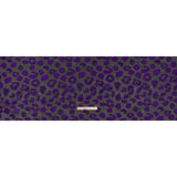 Lightweight Textured Burnout Brocade - Purple and Black Animal Spots