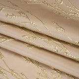 Metallic Brocade - Beige and Gold Flowering Branches