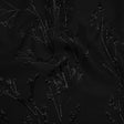 Metallic Brocade - Black on Black Flowering Branches
