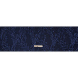 Metallic Brocade - Navy on Navy Flowering Branches