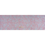 Metallic Brocade - Baby Pink and Sky Blue Abstract Sponge Texture