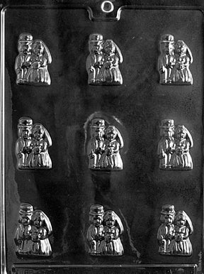 Bride and Groom Mints Chocolate Mold - LPW003