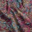 Metallic Brocade - Hot Pink, Sky Blue and Gold Abstract Sponge Texture