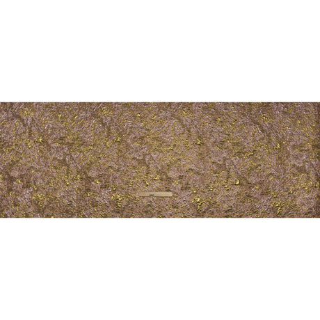 Metallic Brocade - Orchid Pink and Bright Gold Abstract Sponge Texture