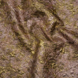 Metallic Brocade - Orchid Pink and Bright Gold Abstract Sponge Texture