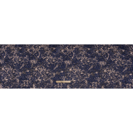 Metallic Brocade - Navy and Rose Gold Abstract Sponge Texture
