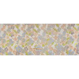 Metallic Burnout Brocade - Baby Pink, Sky Blue and Gold Festive Florals