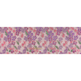 Metallic Burnout Brocade - Purple, Pink and Rose Gold Festive Florals
