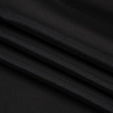 Polyester Mikado - Black - Frances Collection