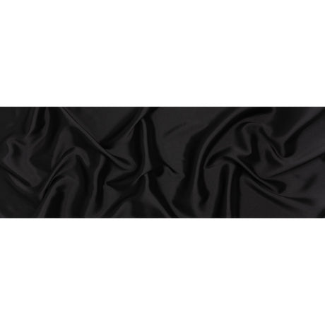 Polyester Mikado - Black - Frances Collection