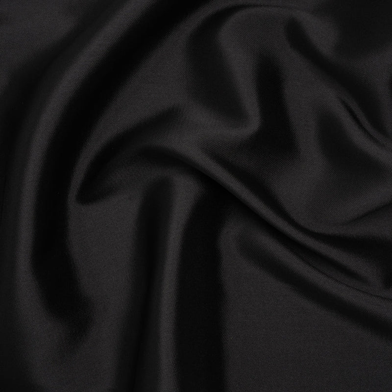 Polyester Mikado - Black - Frances Collection