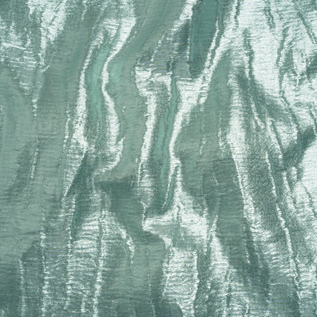 Metallic Brocade - Seafoam Green Subtle Wrinkles - Kylie Collection