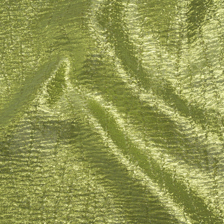 Metallic Brocade - Lime Green Subtle Wrinkles - Kylie Collection