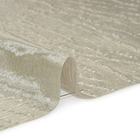 Metallic Brocade - Silver Subtle Wrinkles - Kylie Collection