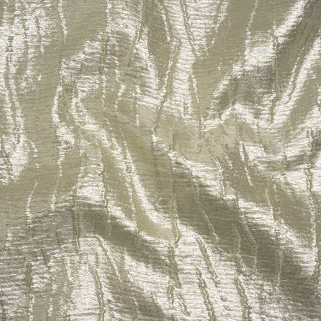 Metallic Brocade - Silver Subtle Wrinkles - Kylie Collection