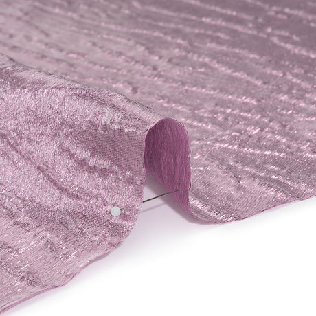 Metallic Brocade - Orchid Purple Subtle Wrinkles - Kylie Collection